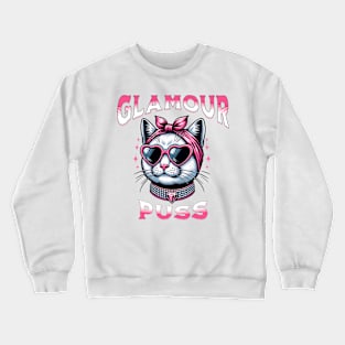 Sparkle Puss Crewneck Sweatshirt